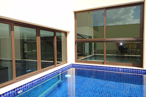 Esquadrias em alumínio para ambientes