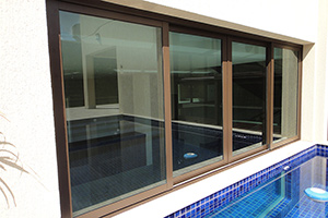 Esquadrias em alumínio para ambientes