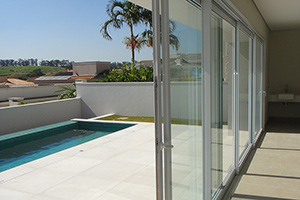 Esquadrias em alumínio para ambientes