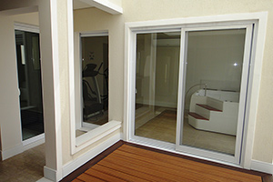 Esquadrias em alumínio para ambientes