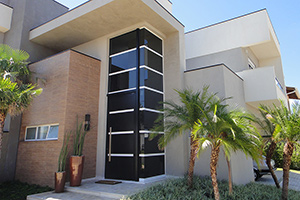 Porta social em alumínio