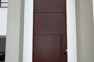 Porta social em alumínio