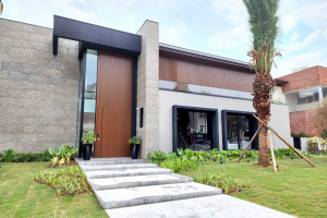 Porta social em alumínio