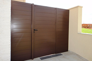 Portões em alumínio