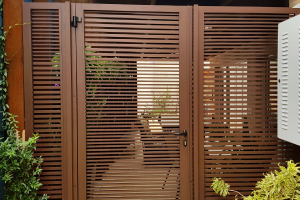 Portões em alumínio